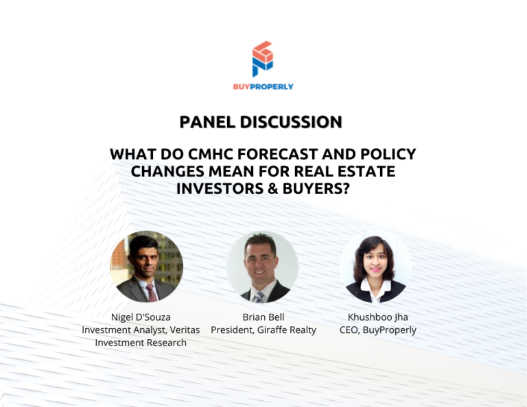 Webinar &#8211; What do CMHC forecast and policy changes mean for real estate investors and buyers?