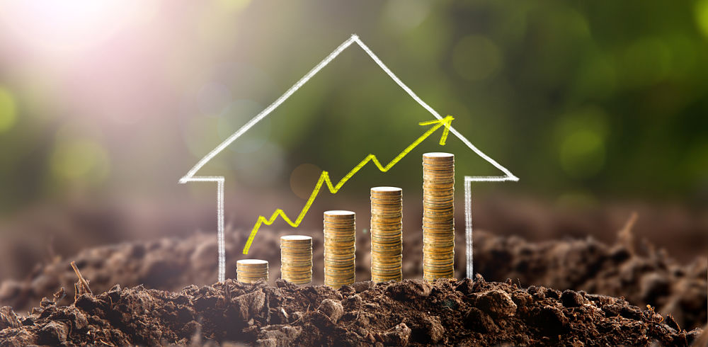 Value of real estate investment is highly likely to grow highly over time.