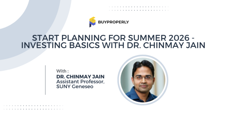 Start planning for summer 2026: Investing basics with Dr. Chinmay Jain